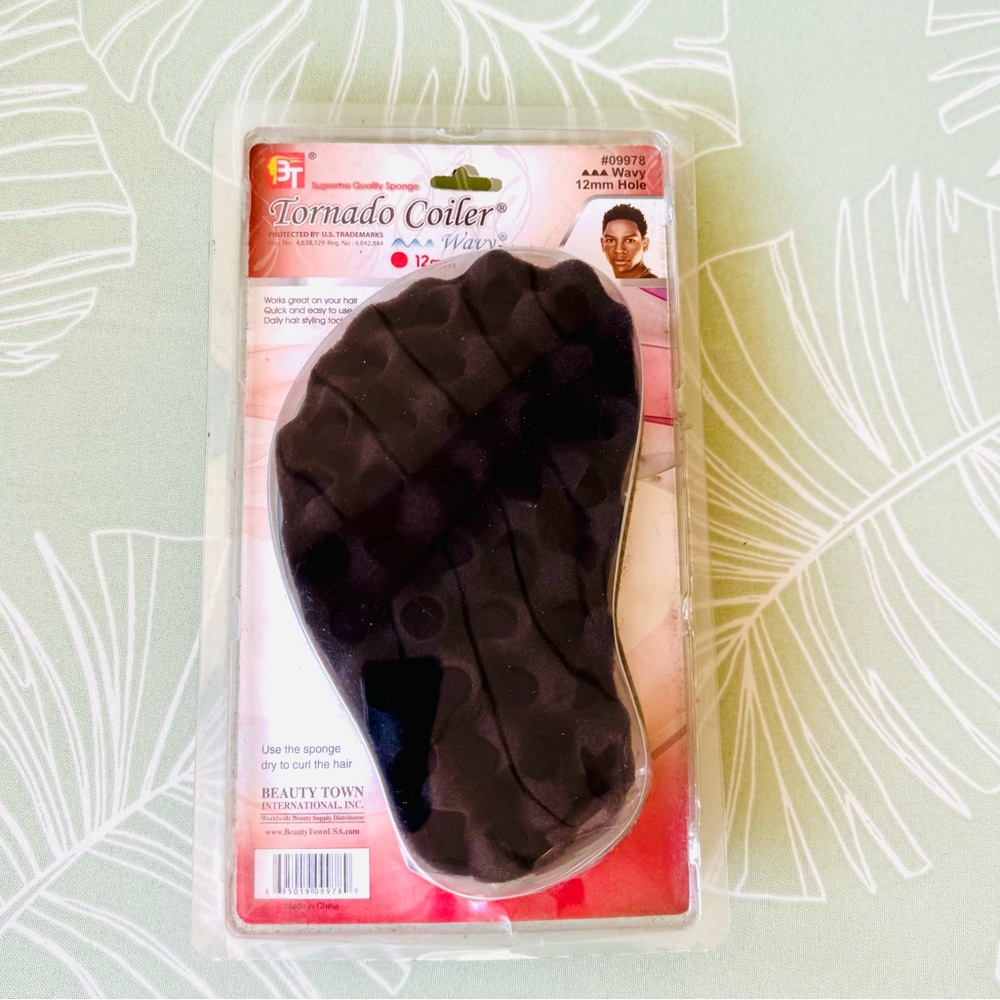 Tornado Coiler Hair Sponge - Black